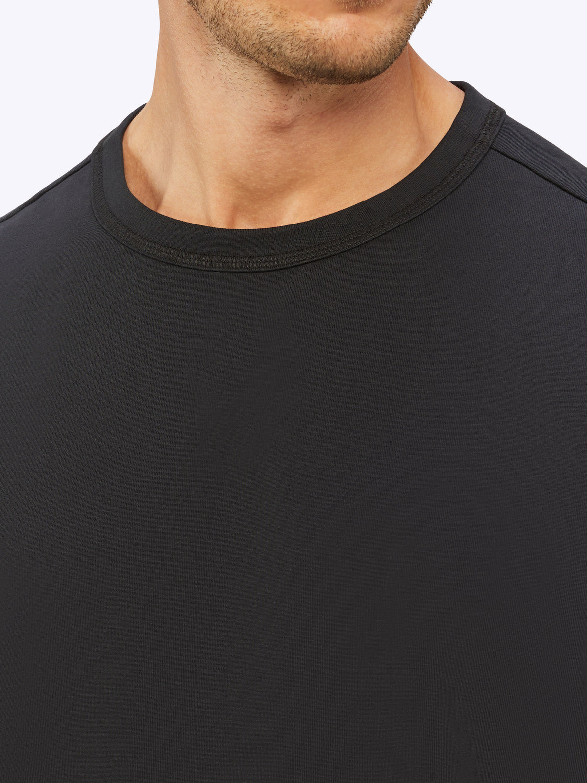 Overtime Oversized Tee | Black Relaxed-Fit