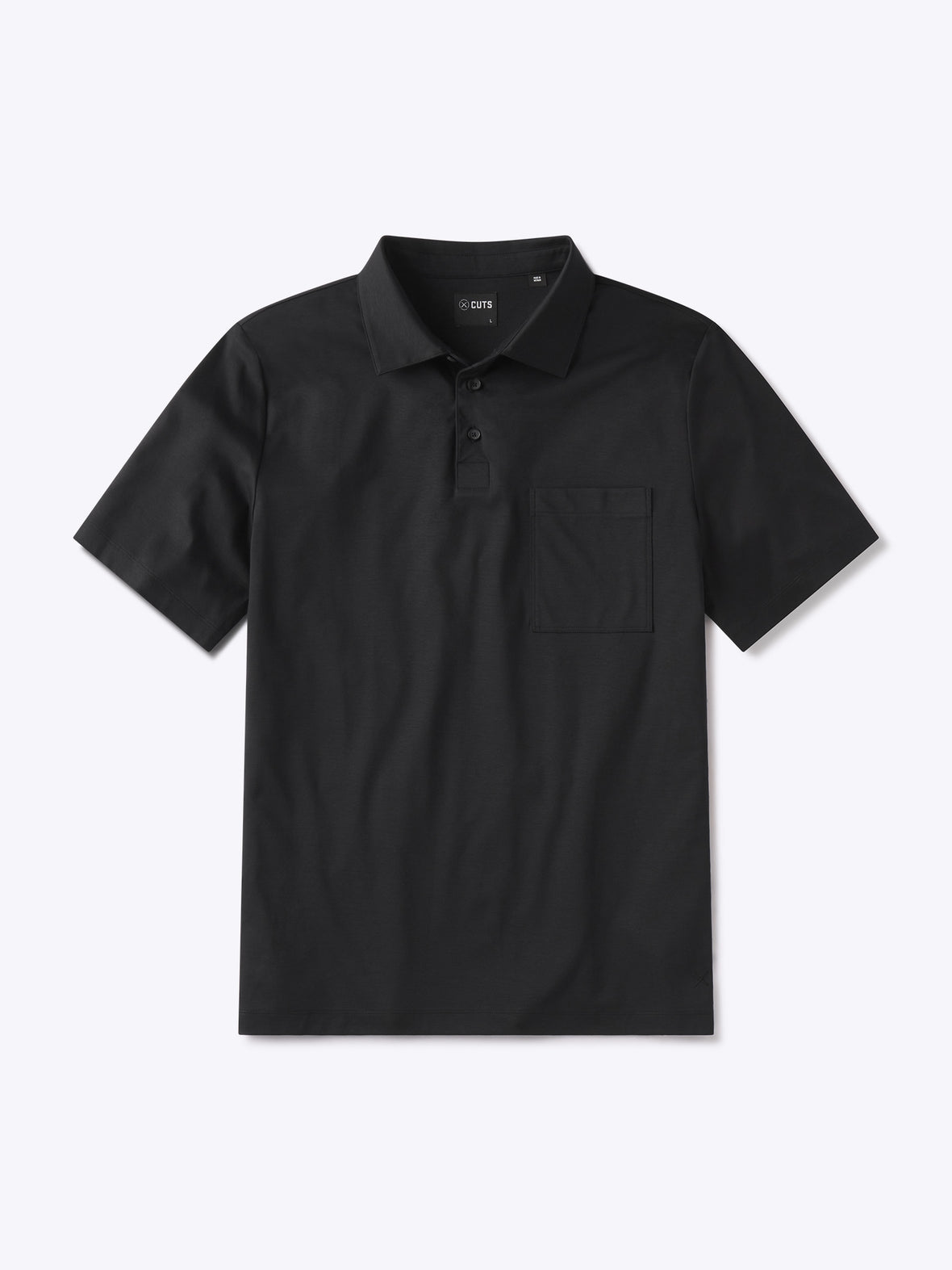 Soho Interlock Polo | Black Classic-fit
