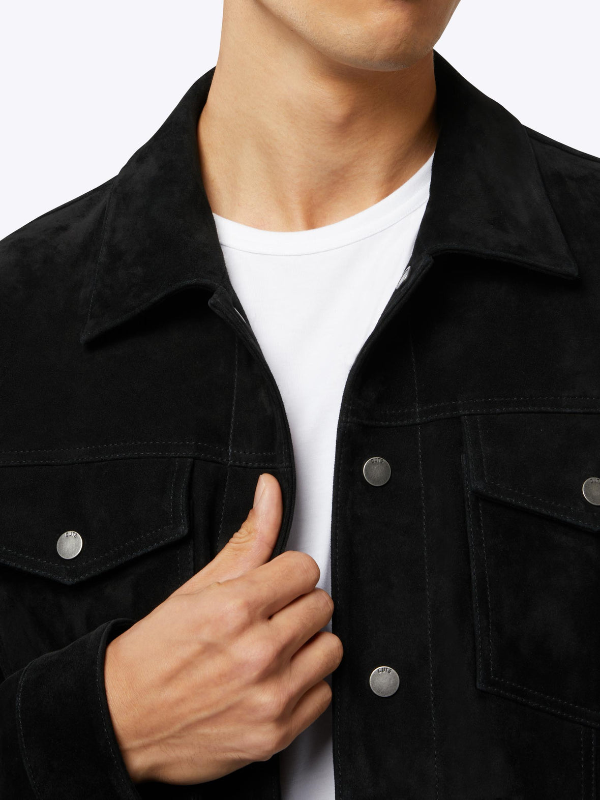 Culver Suede Jacket | Black Classic-Fit