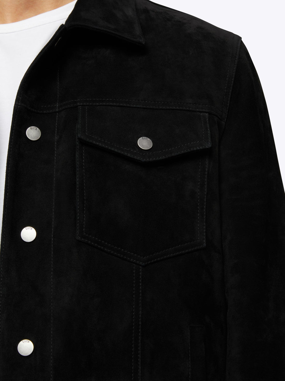 Culver Suede Jacket | Black Classic-Fit