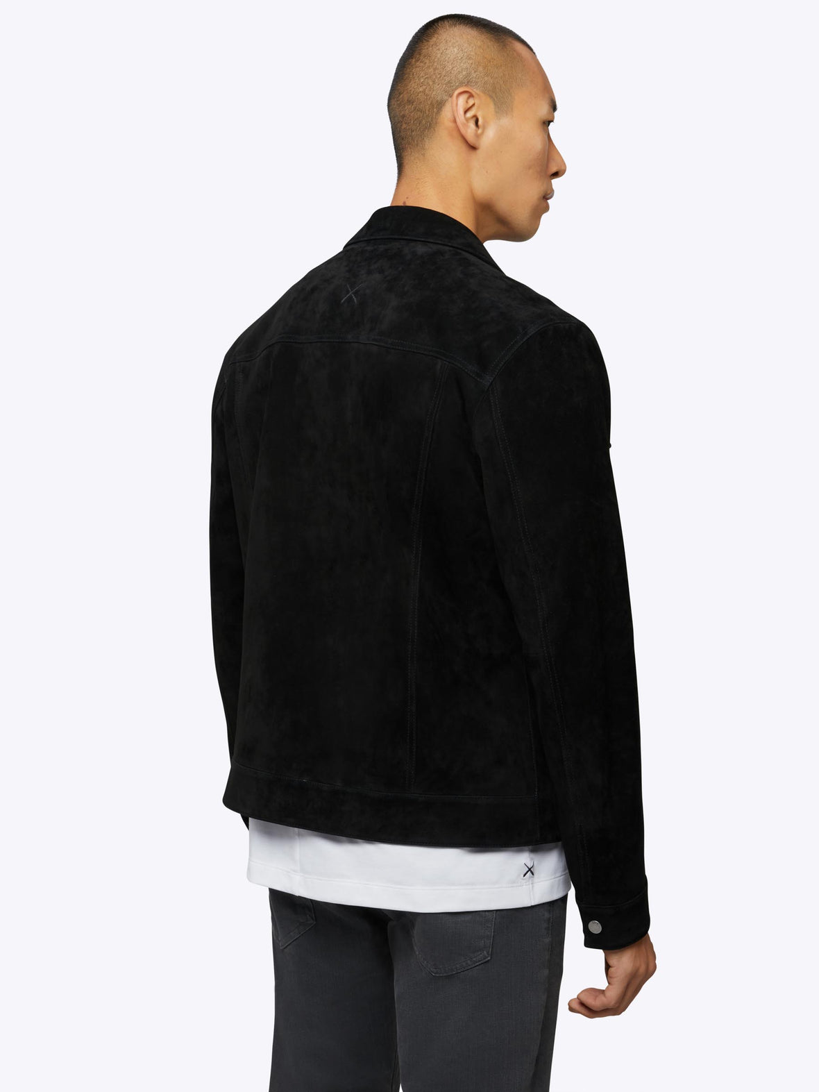 Culver Suede Jacket | Black Classic-Fit