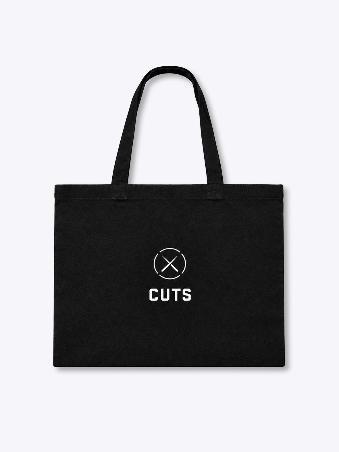 Cuts Tote Bag | Black