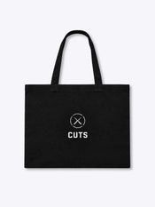 Cuts Tote Bag | Black