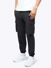 Traverse Tech Cargo Jogger | Black Modern-Slim