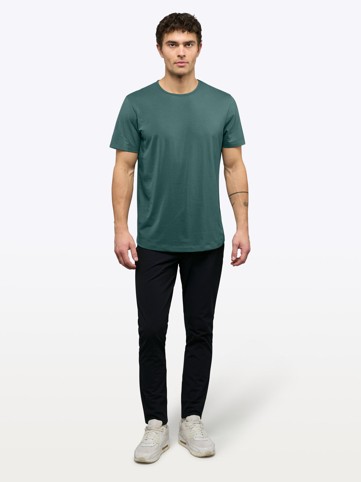 AO Curve-Hem Tee | Blue Spruce Signature-Fit PYCA Pro®