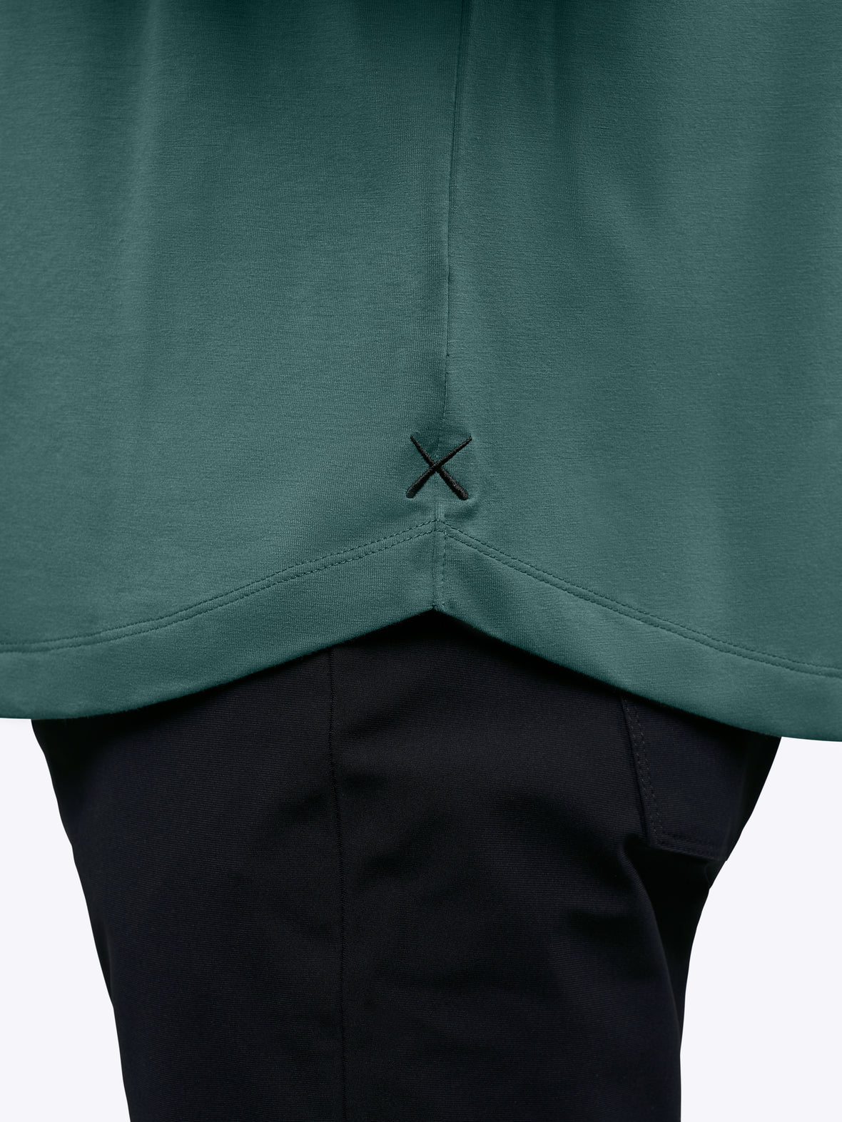 AO Curve-Hem Tee | Blue Spruce Signature-Fit PYCA Pro®