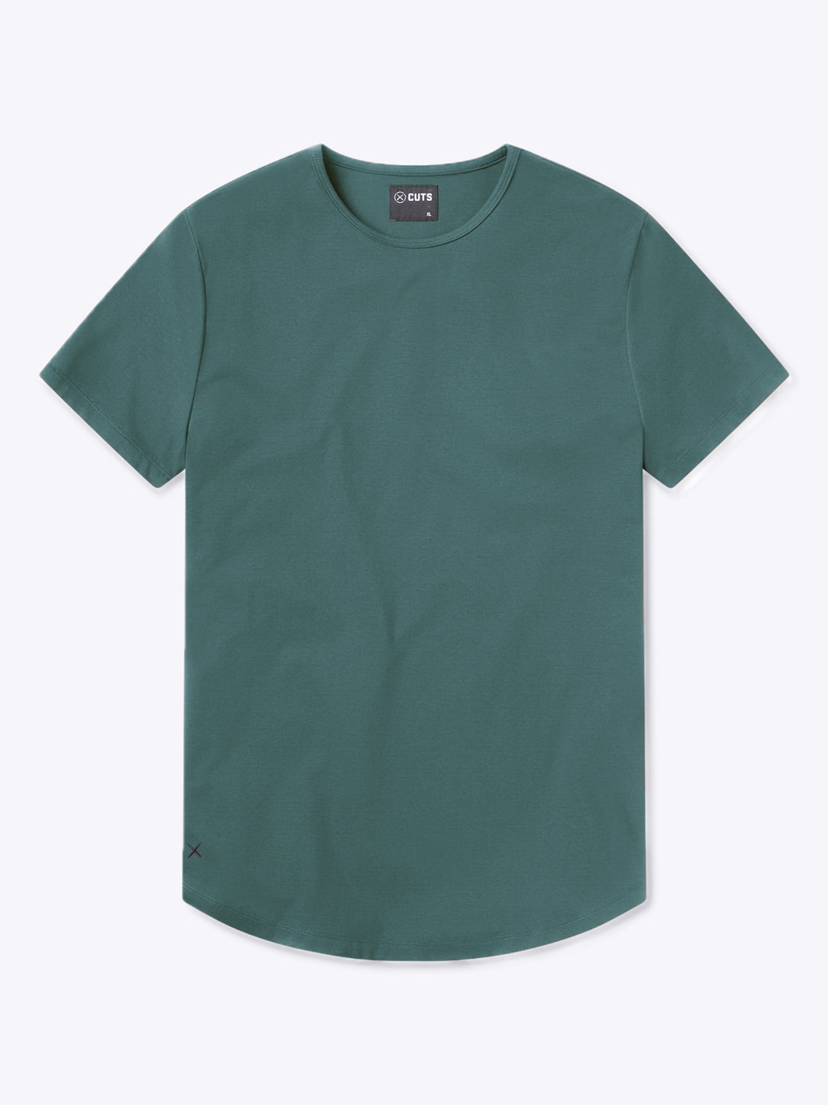 AO Curve-Hem Tee | Blue Spruce Signature-Fit PYCA Pro®