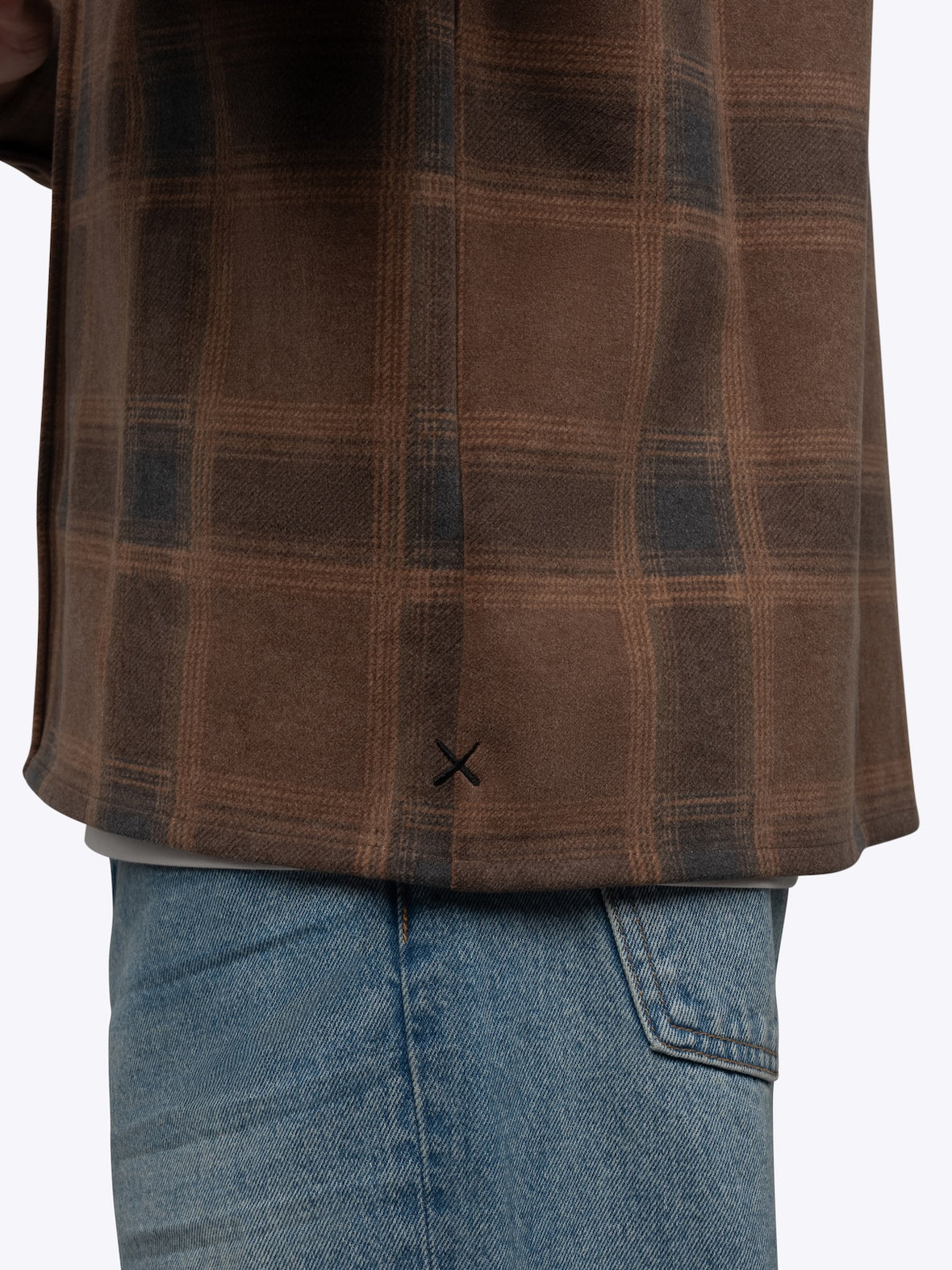 District Heavyweight Overshirt | Brown Plaid Classic-Fit