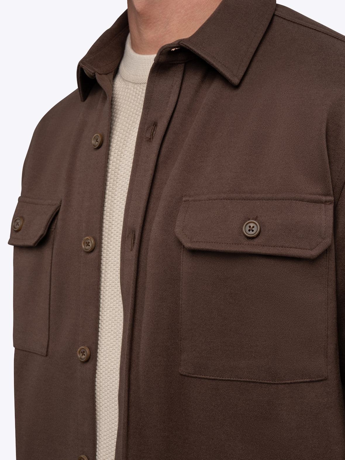 District Heavyweight Overshirt | Burnt Oak Classic-Fit