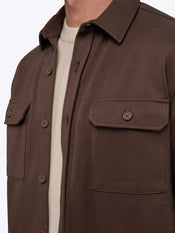 District Heavyweight Overshirt | Burnt Oak Classic-Fit