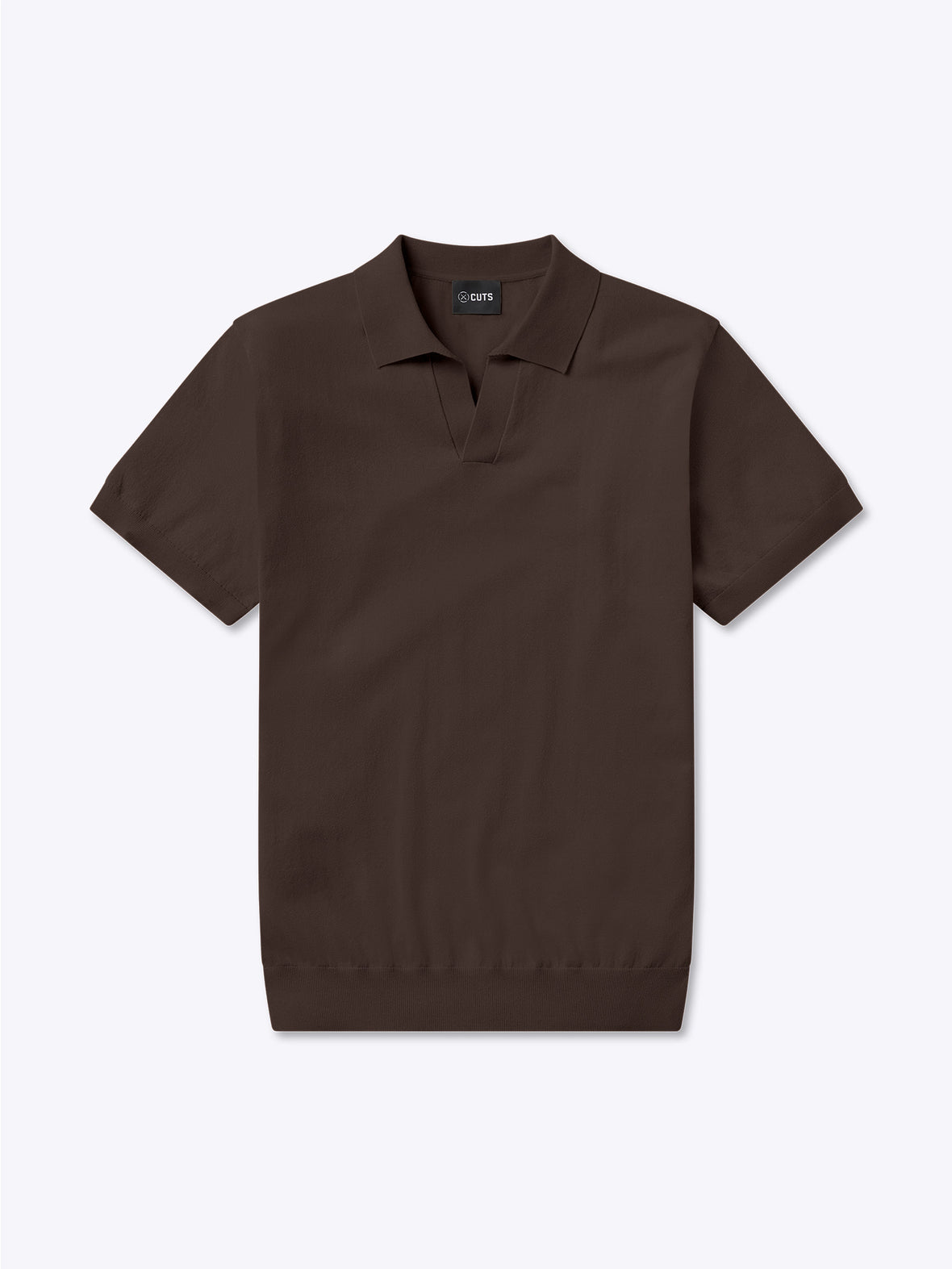 Riviera Knit Polo | Burnt Oak Signature-Fit