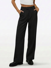 Essential Pant | Black Relaxed-fit