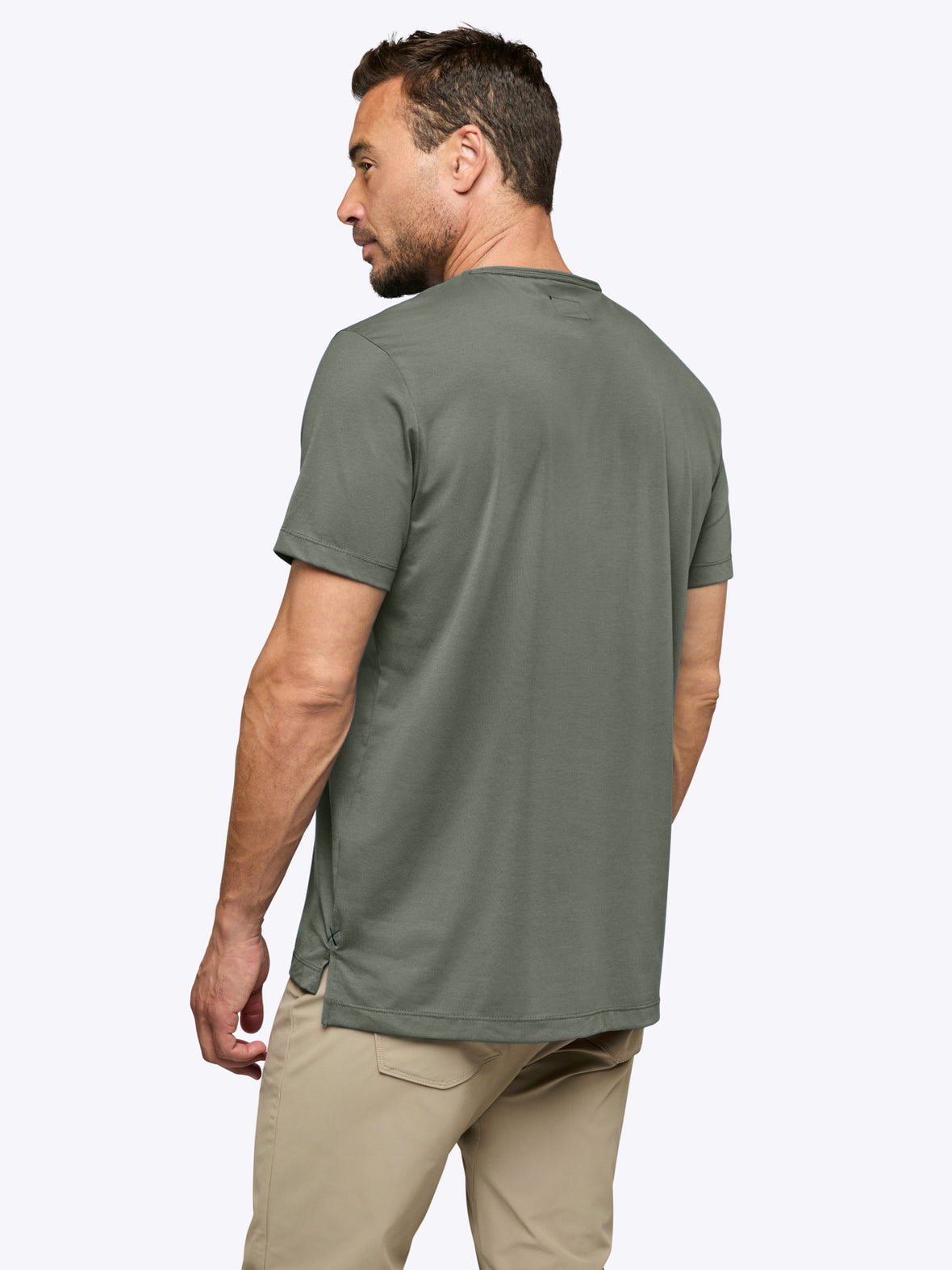 AO Split-Hem Tee | Gunmetal Signature-Fit PYCA Pro®
