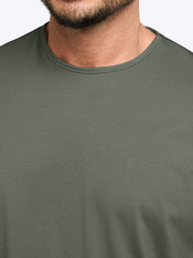 AO Split-Hem Tee | Gunmetal Signature-Fit PYCA Pro®
