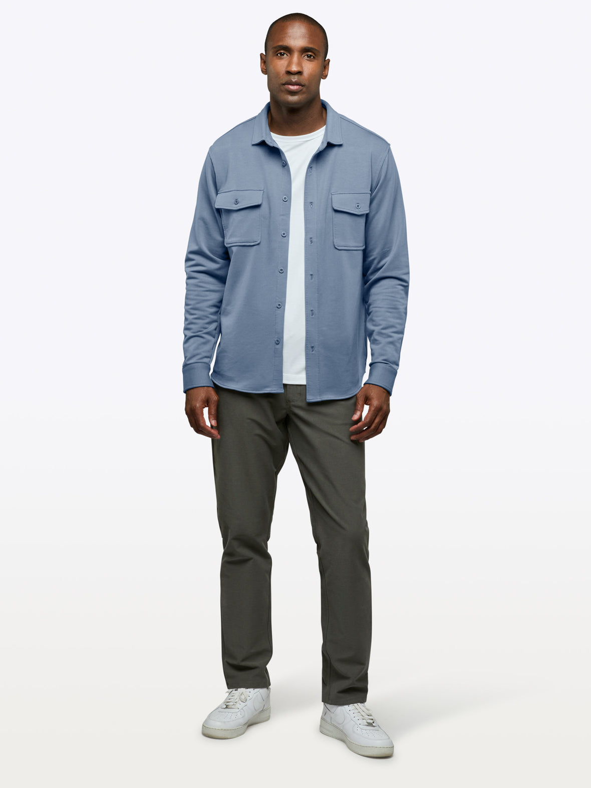 Hyperloop Overshirt | Cadet Blue Signature-Fit