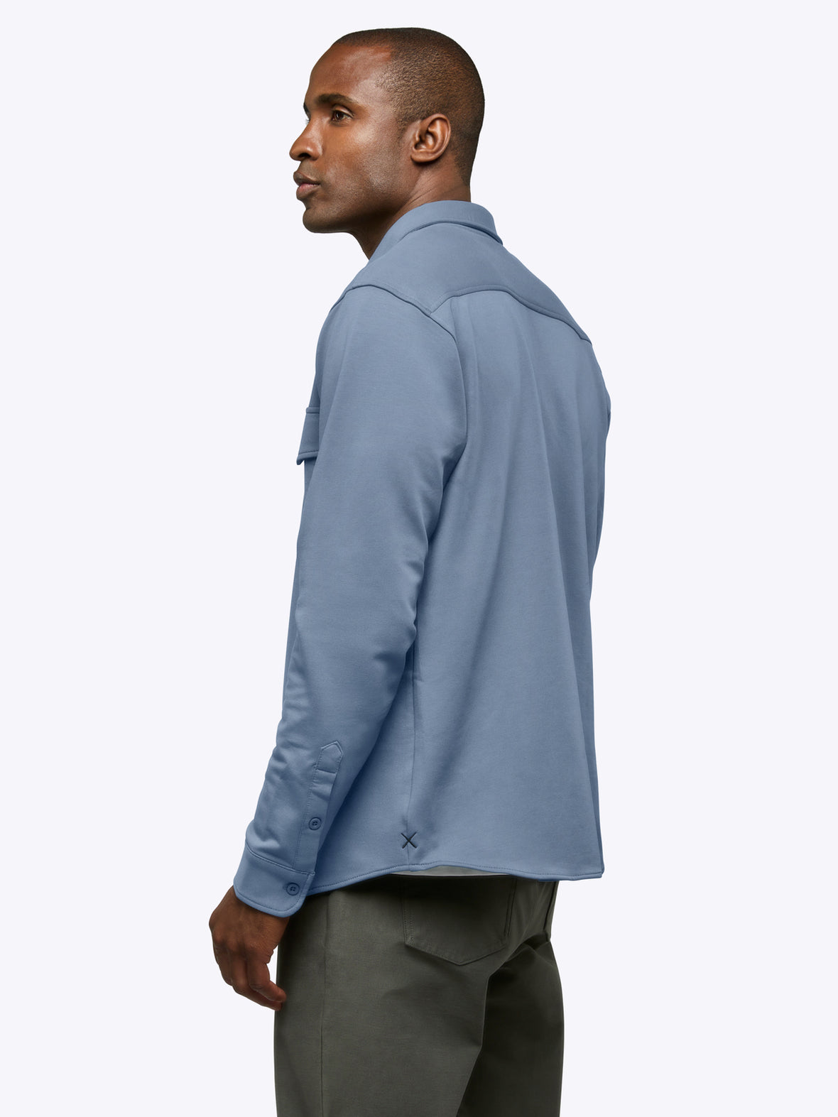 Hyperloop Overshirt | Cadet Blue Signature-Fit