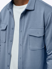 Hyperloop Overshirt | Cadet Blue Signature-Fit