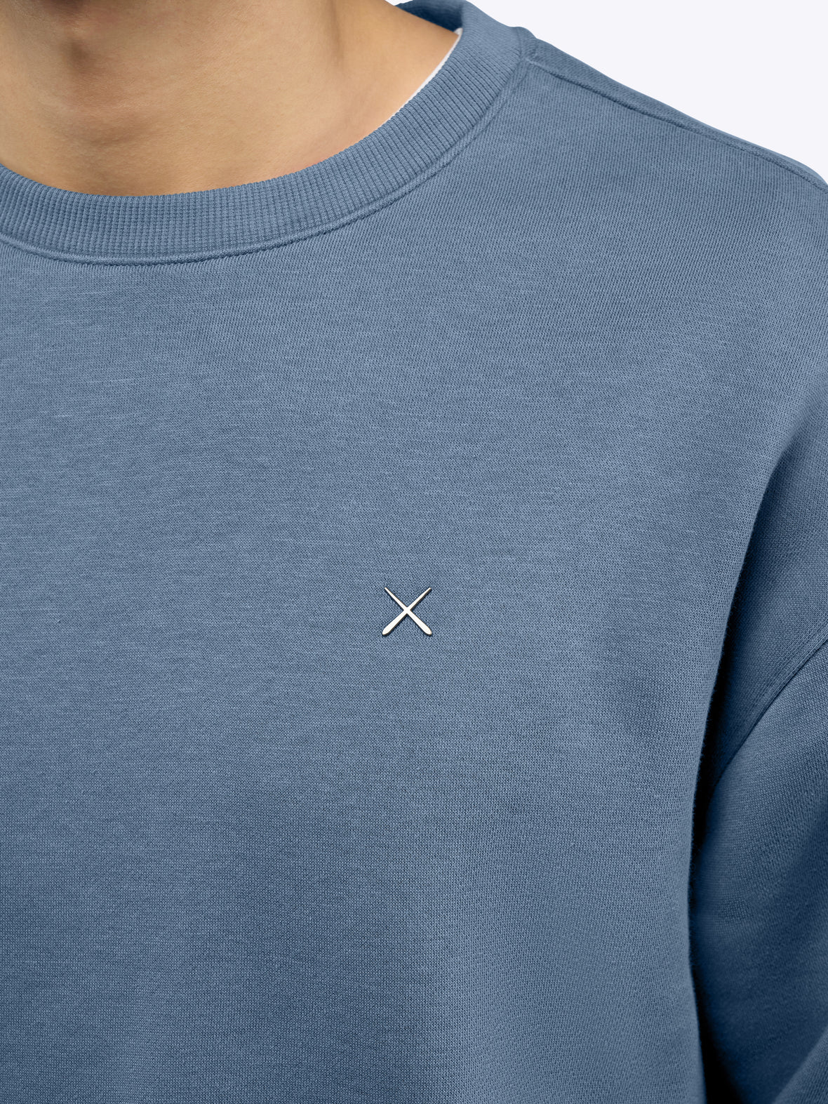 Divine Fleece Pullover | Cadet Blue Classic-fit