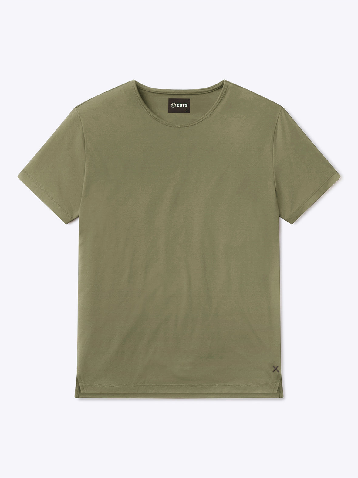 AO Split-Hem Tee | Capers Signature-Fit PYCA Pro®