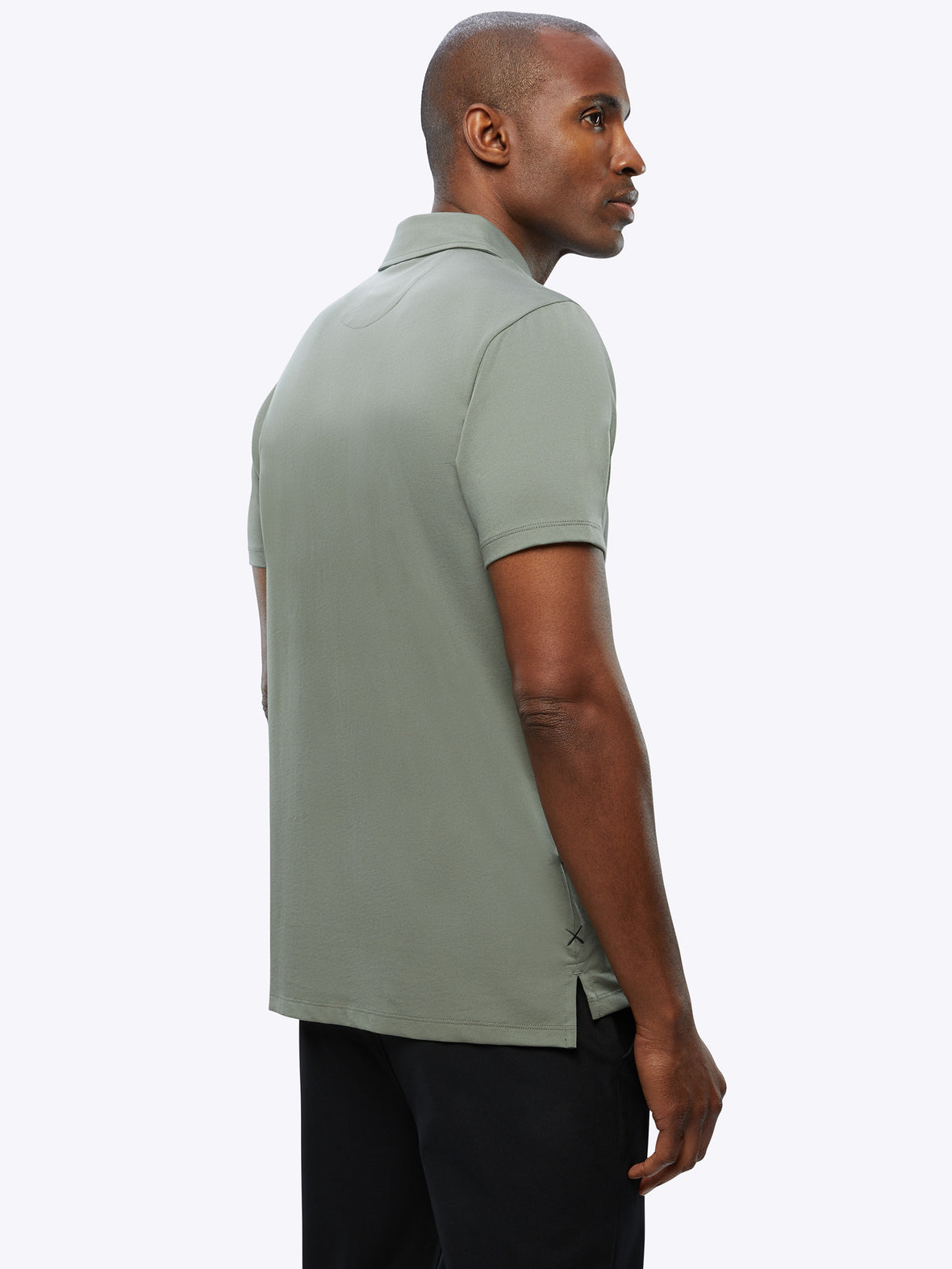 COZ Polo Split-Hem | Carbon Signature-fit