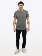 AO Elongated Tee | Castor Grey Signature-fit PYCA Pro®