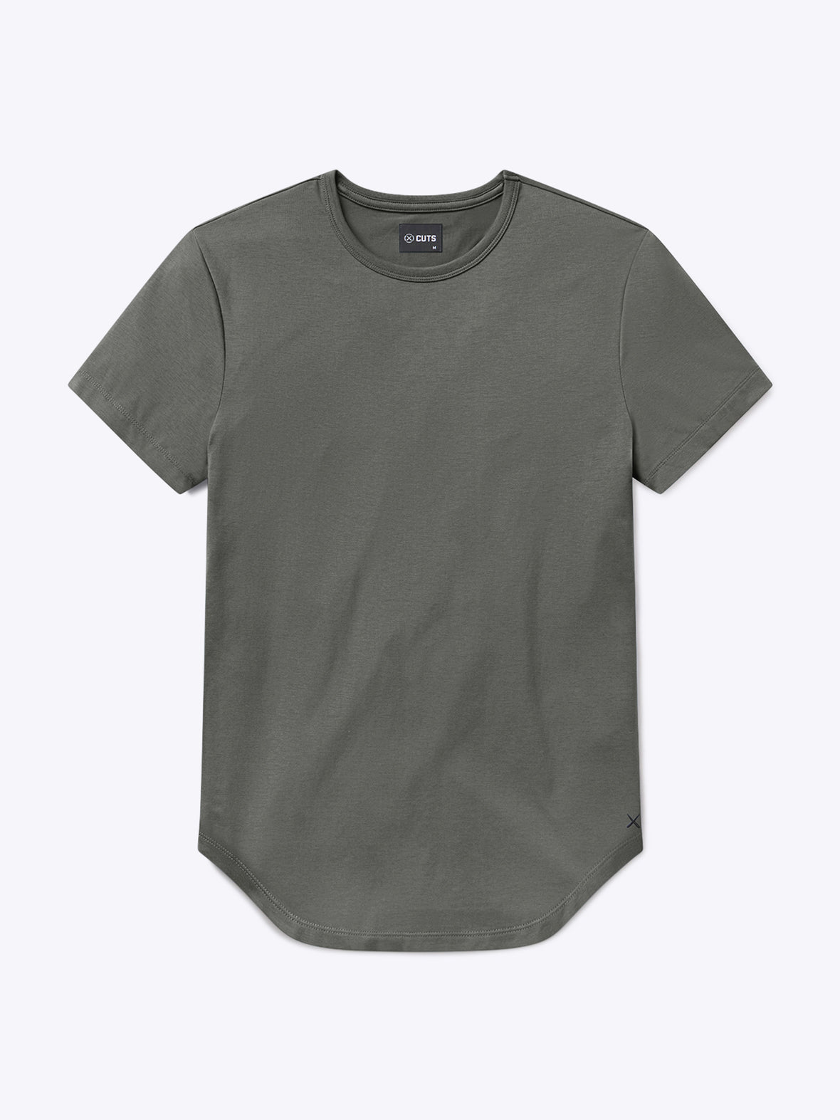 AO Elongated Tee | Castor Grey Signature-fit PYCA Pro®