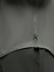 AO Long Sleeve Curve-Hem Tee | Castor Grey Signature-Fit PYCA Pro®