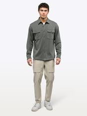 Hyperloop Overshirt | Castor Grey Signature-Fit