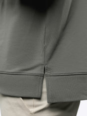 Hyperloop Pullover Split-Hem | Castor Grey Signature-Fit