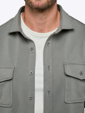 Essential Tank 3-Pack + Hyperloop Overshirt Fit Bundle – Hyperloop Overshirt | Charcoal Signature-Fit