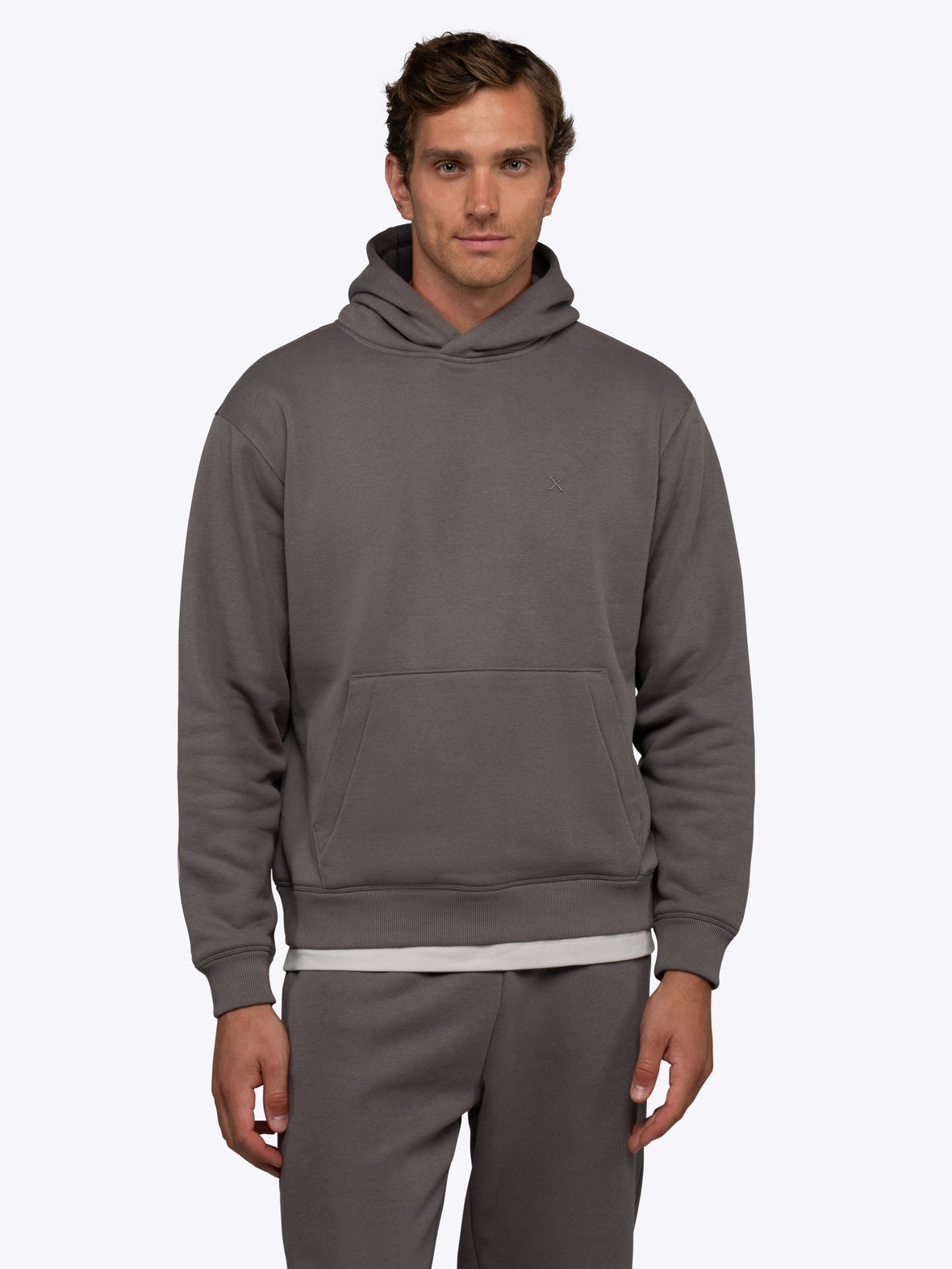 Divine Fleece Hoodie | Charcoal Classic-fit