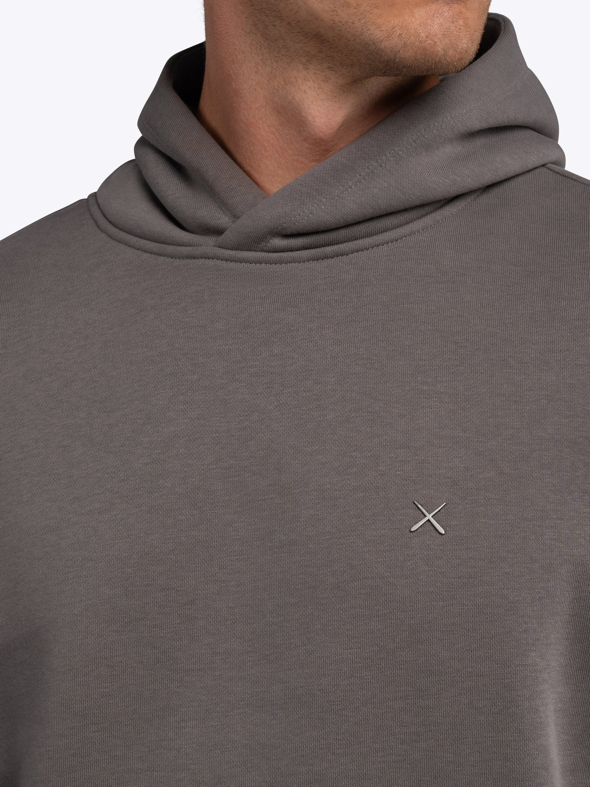 Divine Fleece Hoodie | Charcoal Classic-fit