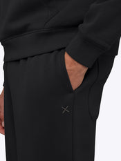 Divine Fleece Straight-Leg Sweatpant | Black Classic-fit