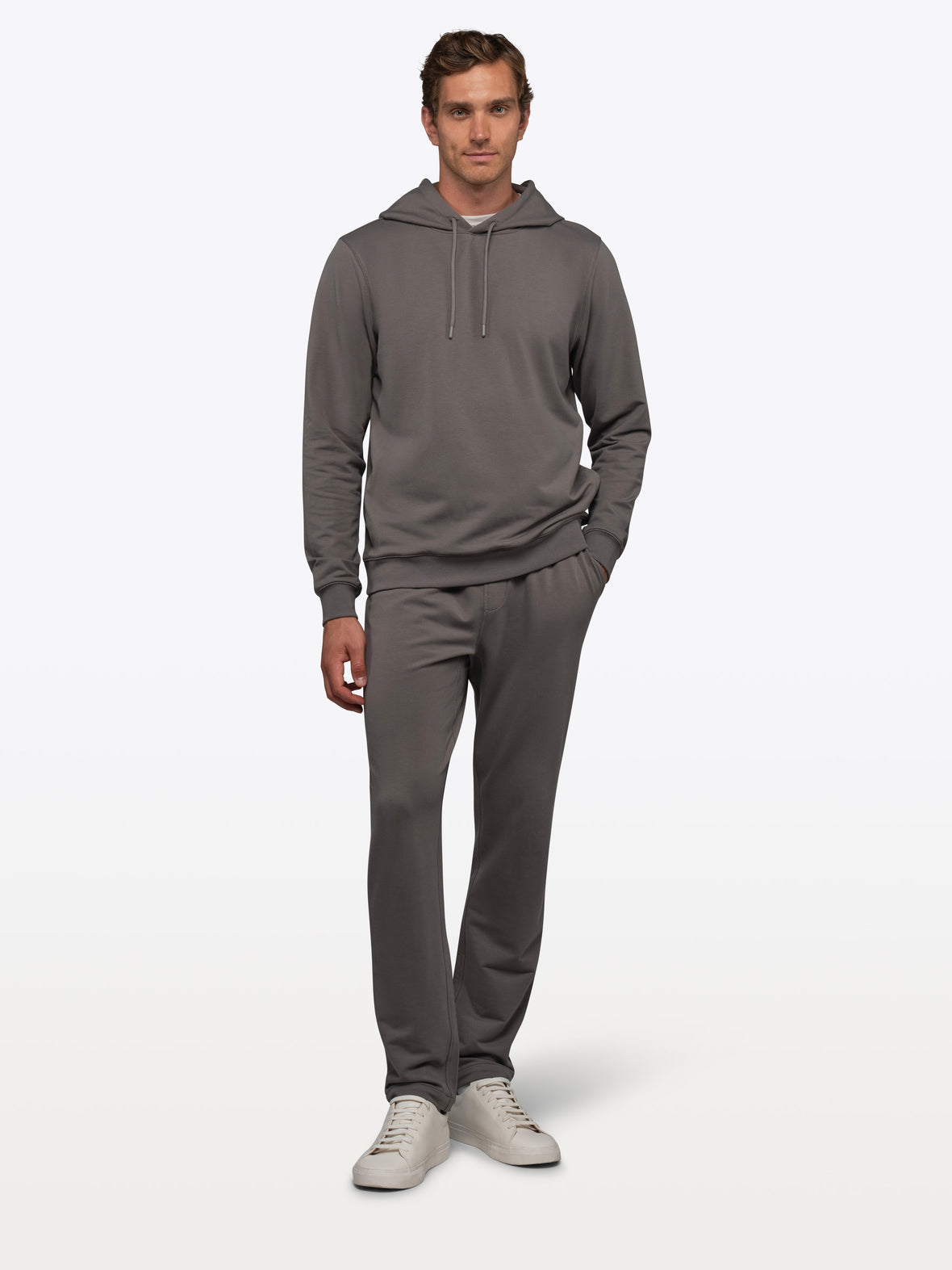 Hyperloop Straight-Leg Sweatpant | Charcoal Slim-fit
