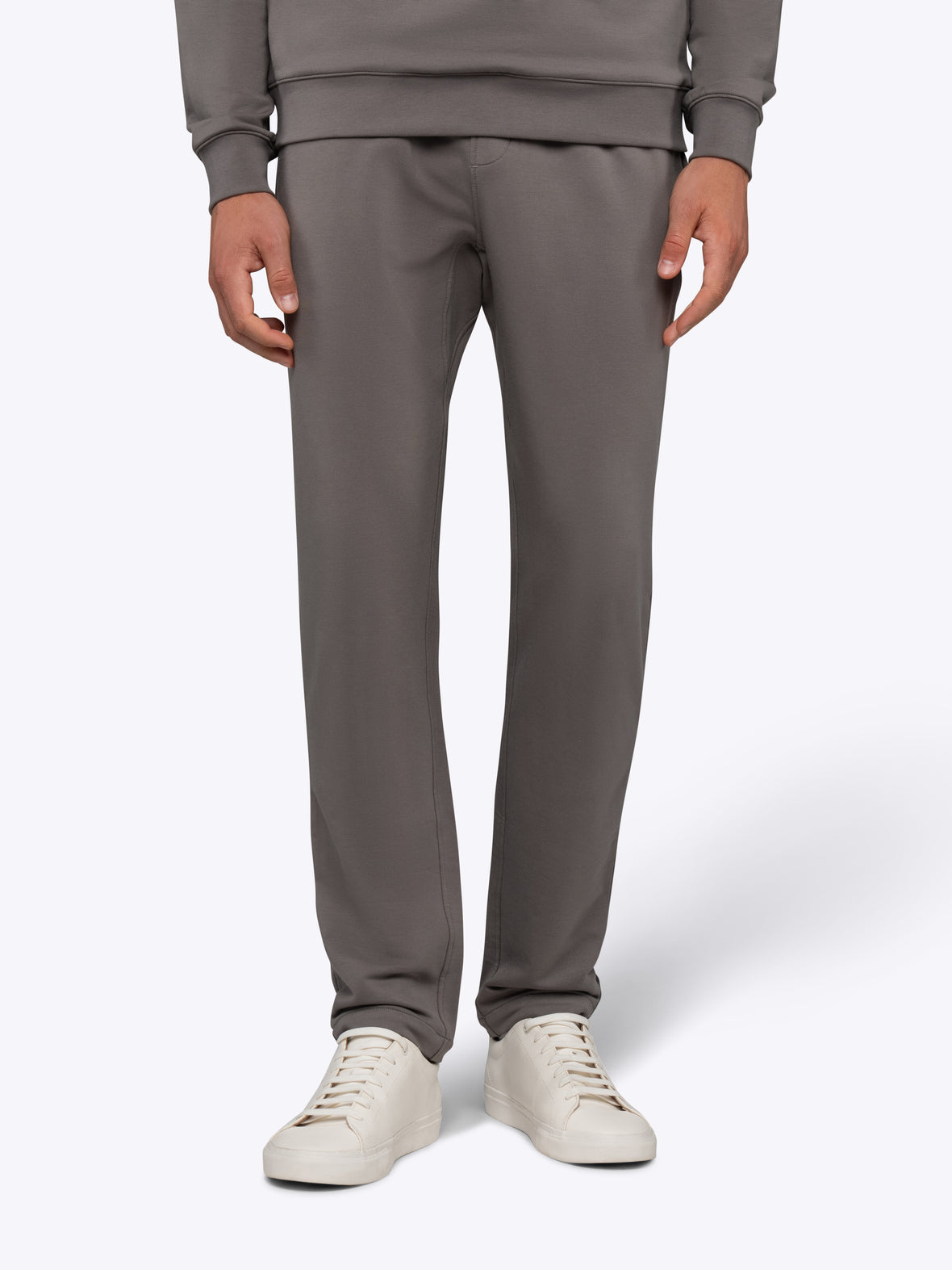 Hyperloop Straight-Leg Sweatpant | Charcoal Slim-fit