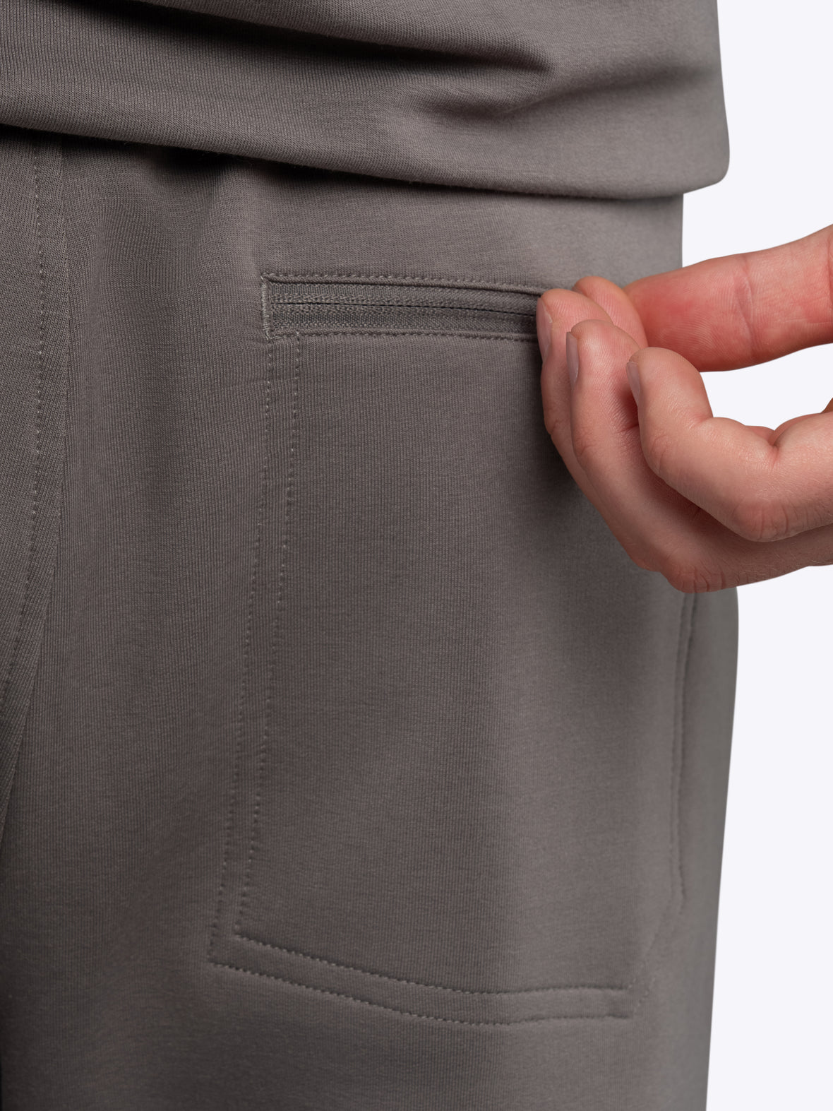 Hyperloop Straight-Leg Sweatpant | Charcoal Slim-fit