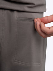 Hyperloop Straight-Leg Sweatpant | Charcoal Slim-fit
