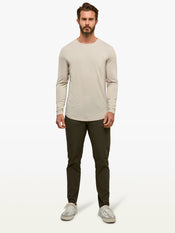 AO Long Sleeve Curve-Hem Tee | Clay Signature-fit PYCA Pro®