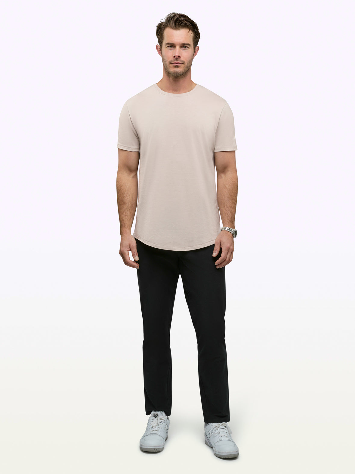 Featherlight Pima Tee | Clay Signature-fit