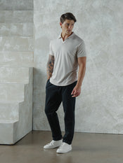 SoHo Ribbed Polo | Vapor Signature-Fit