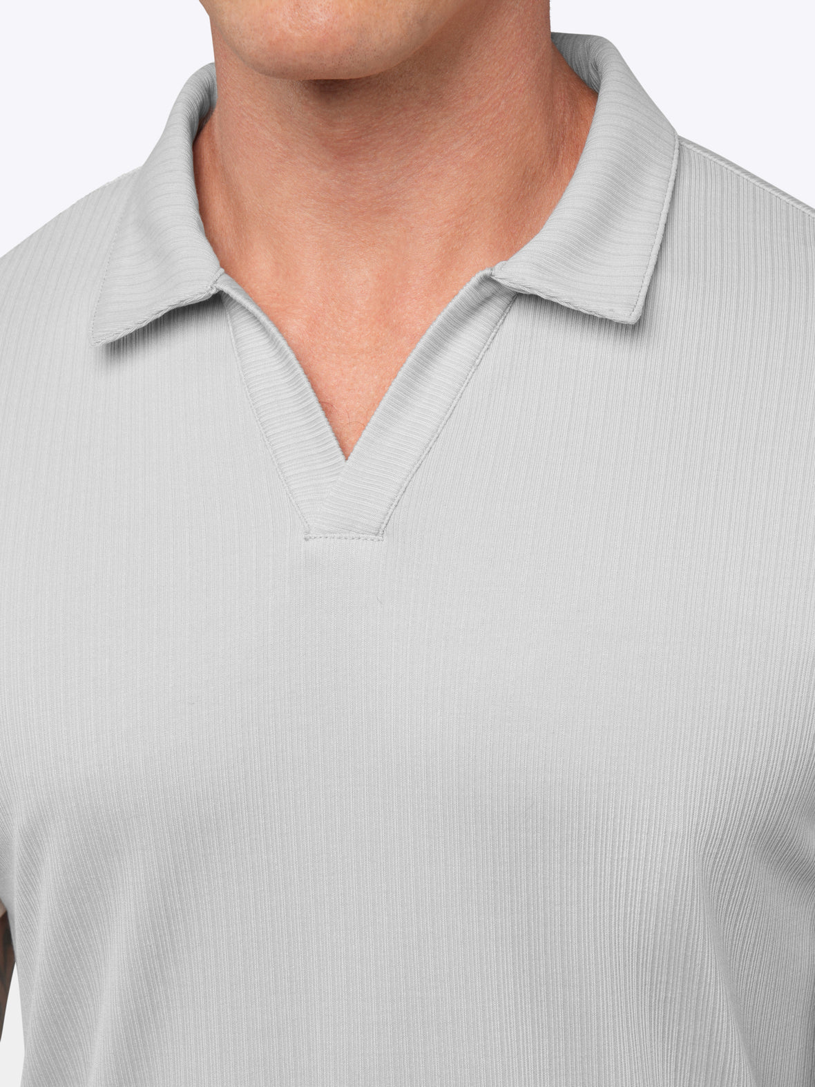 SoHo Ribbed Polo | Vapor Signature-Fit