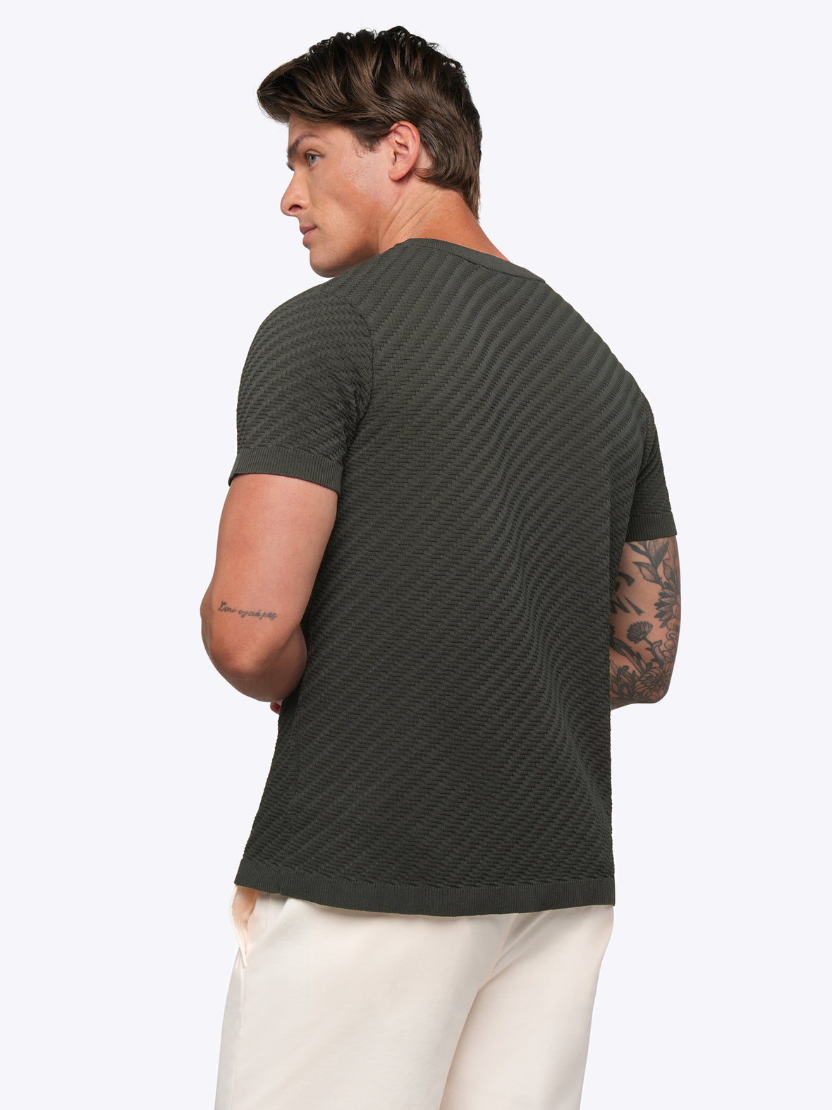 Riviera Knit Textured Tee | Cypress Signature-Fit