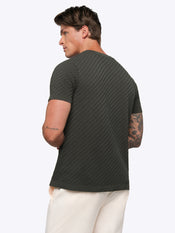 Riviera Knit Textured Tee | Cypress Signature-Fit