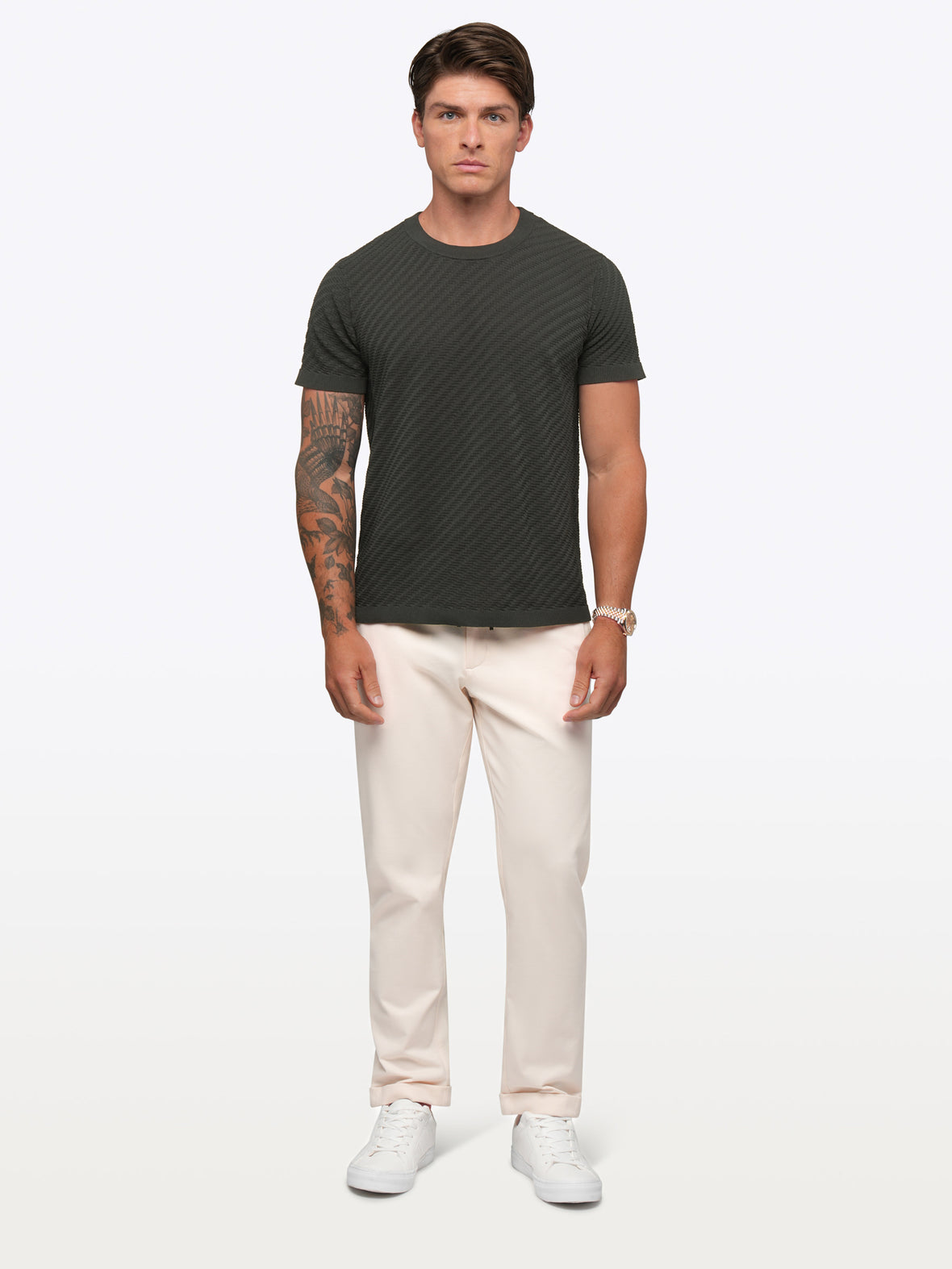 Riviera Knit Textured Tee | Cypress Signature-Fit