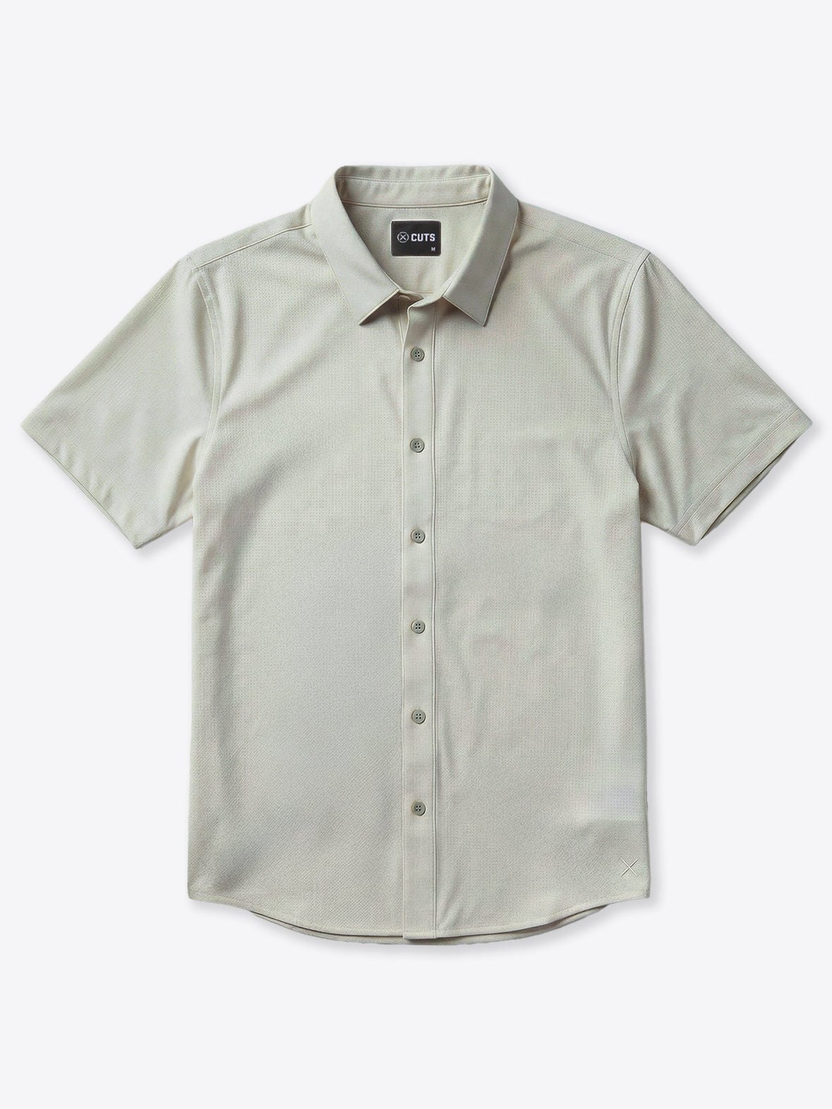 Crossover Button Up | Morning Dove Signature Fit