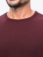 AO Forever Tee  | Deep Cranberry Classic-Fit PYCA Pro®