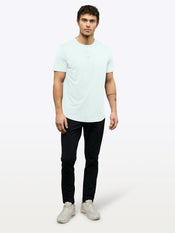 AO Henley Curve-Hem | Diaphonous Signature-Fit PYCA Pro®