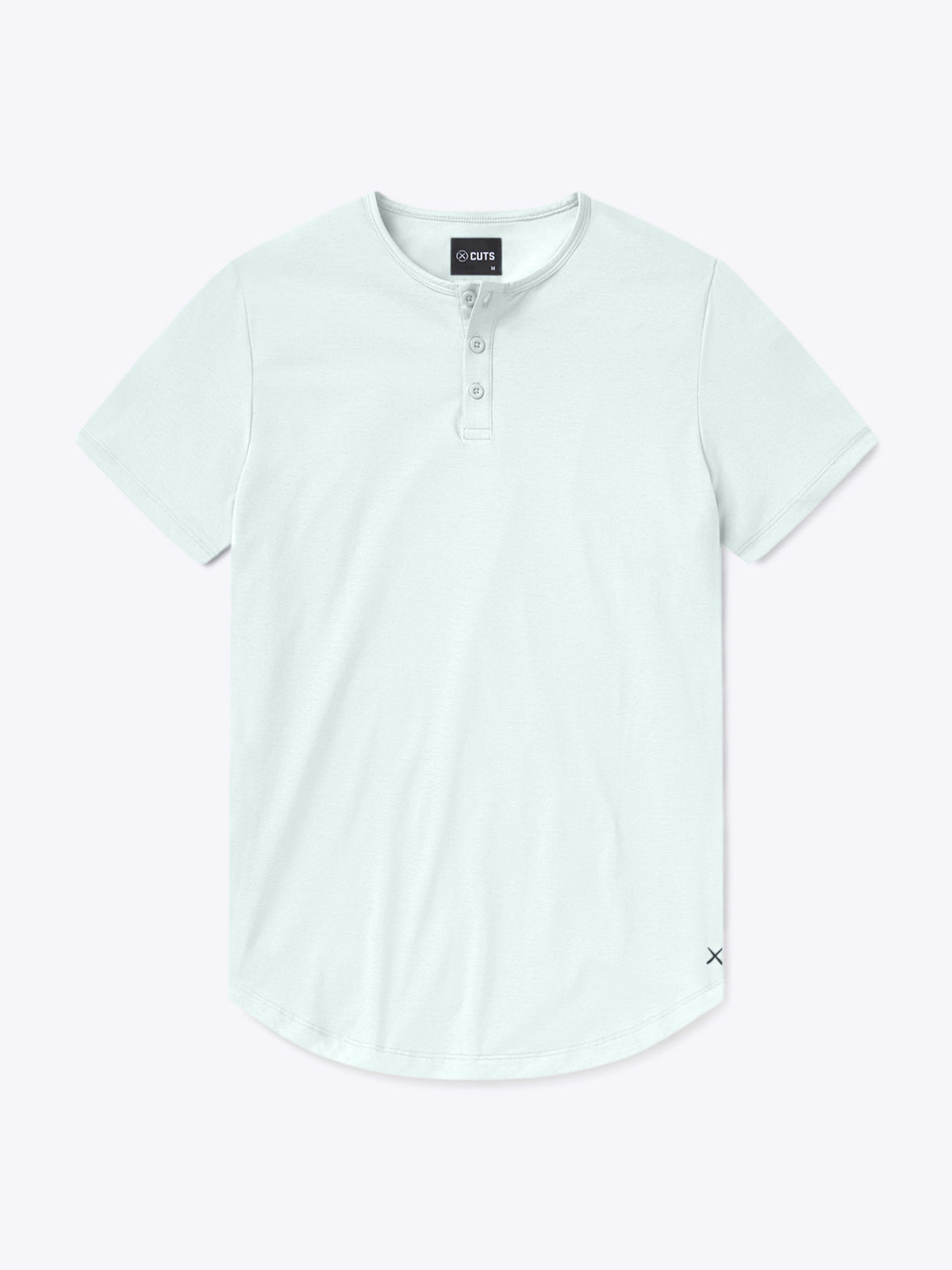 AO Henley Curve-Hem | Diaphonous Signature-Fit PYCA Pro®