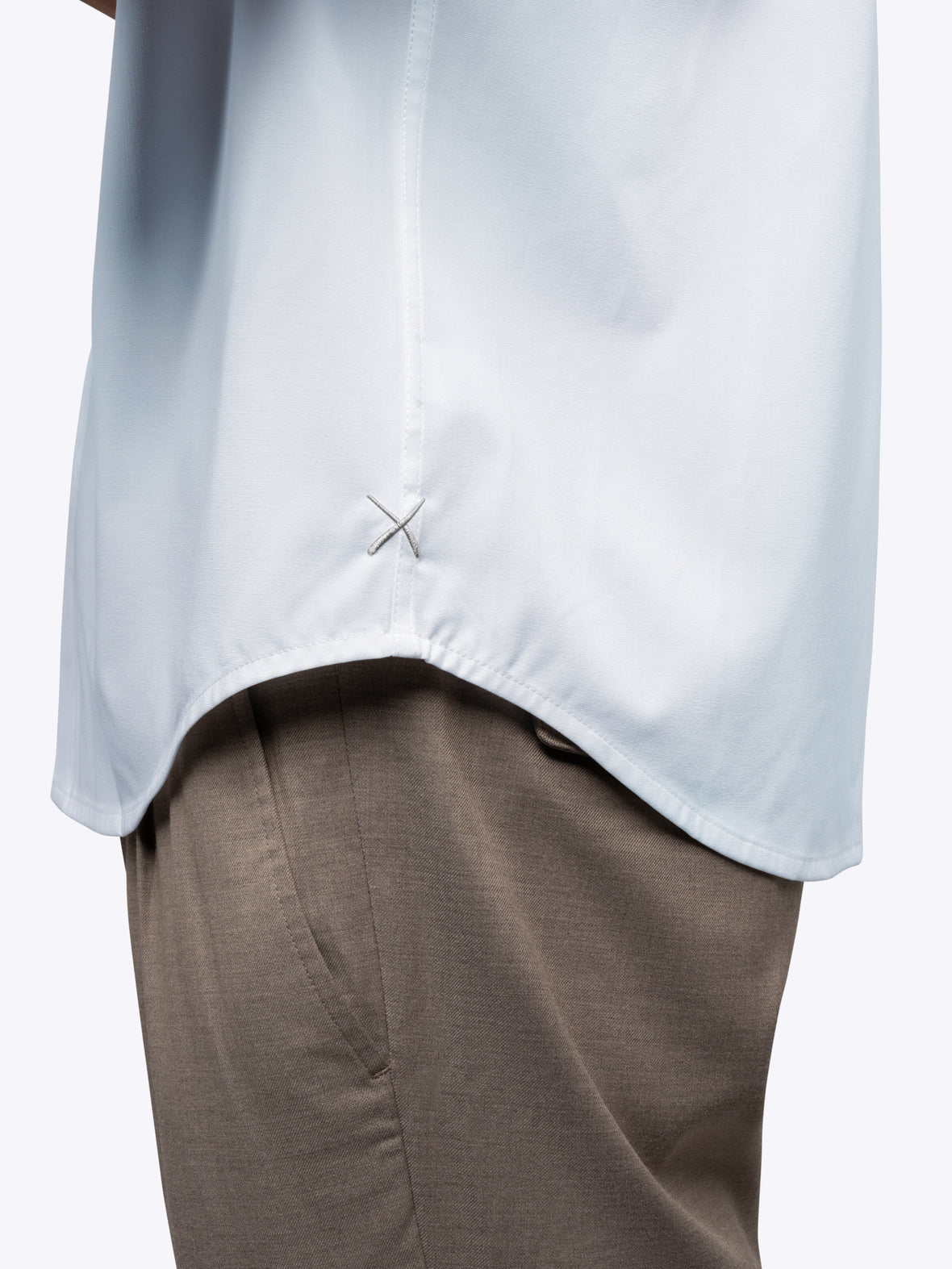 SoHo Short Sleeve Button Up | White Signature-fit