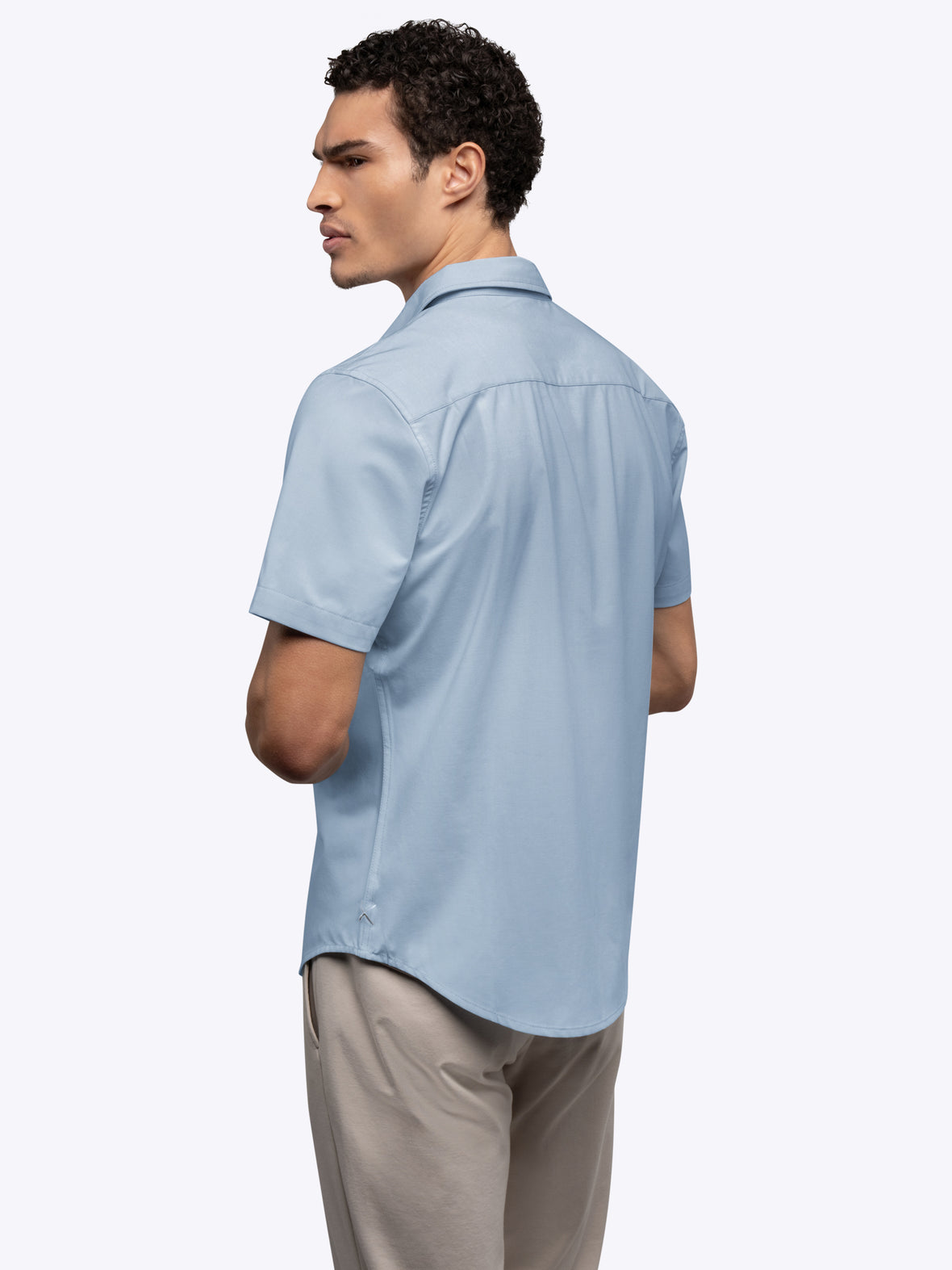 SoHo Short Sleeve Button Up | Oxford Blue Signature-fit